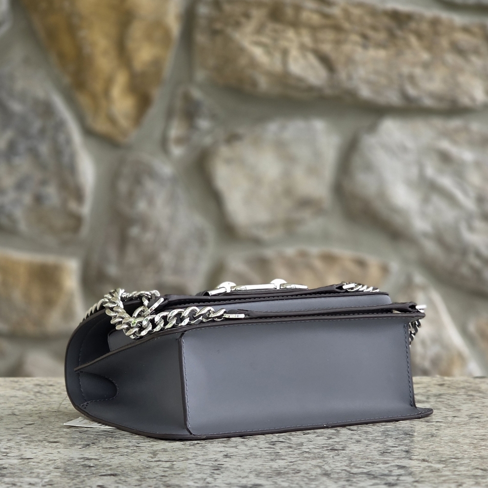 Michael Kors Heather Large Grey Crossbody - Picture 4 of 10